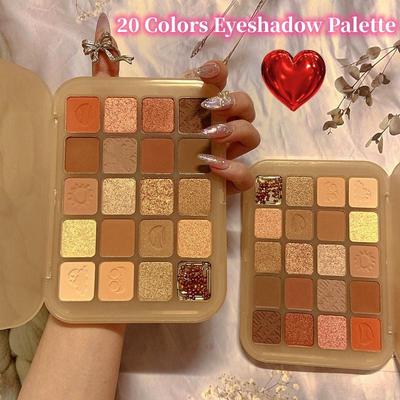 20 barev paleta očních stínů matné oční stíny