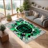 Sporting CP FC Soccer Football Pattern Soft Area Rug Non Slip Indoor Floor Carpet Sports Decor Mat for Bedroom