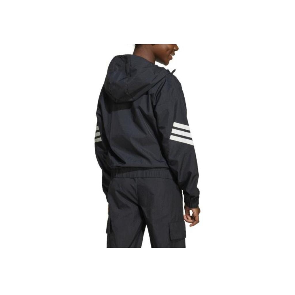 Adidas Jacket With Logo Print Long Sleeve Kids jackets Black JJ4791