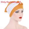 Comfortable Polyester Turban Hat With Braid Design For Men And Women