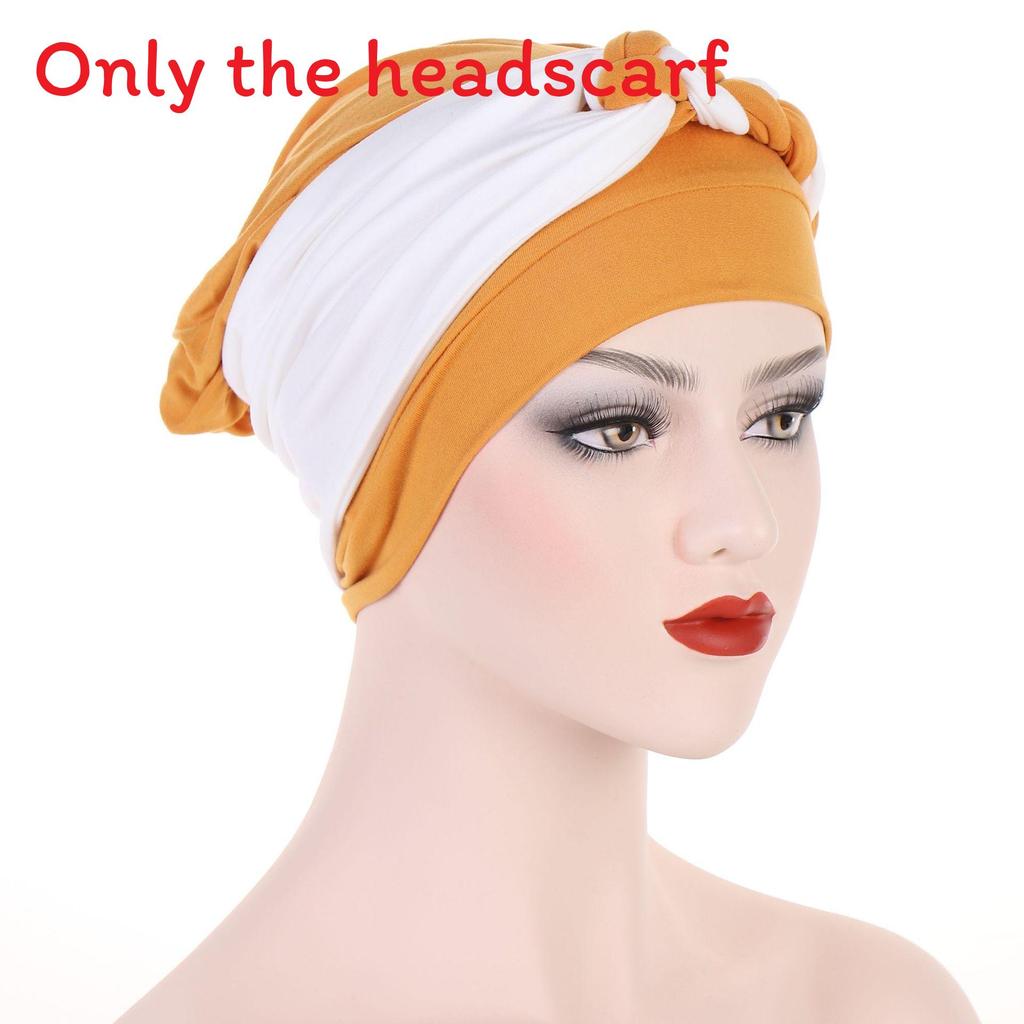 Comfortable Polyester Turban Hat With Braid Design For Men And Women