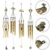 Yard Garden Hanging Wind Chimes For Balcony Yard Garden 1PC Bells Tubes Gold Home Decoration Large Wind Chimes