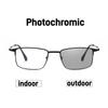 Business Photochromic Myopia Glasses Ultra-Lightweight Comfortable Classic Full-Frame Spectacles Minus Diopter 0 To -4.0