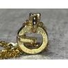 Used Givenchy logo gold necklace [289]