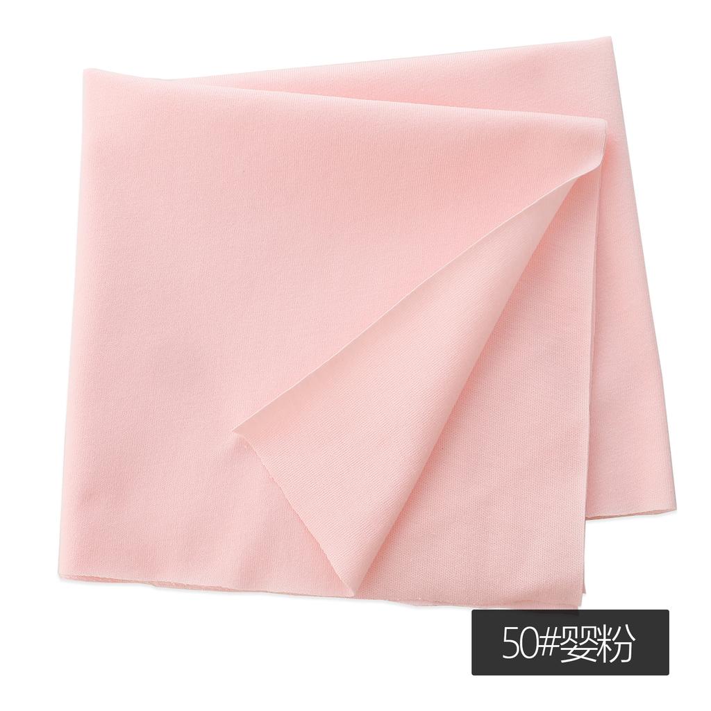 All Cotton Plain Knit Fabric Summer Baby Short Sleeved Thin Jersey Jacket Inner Lining Home Dress DIY Fashionable Sewing Cloth