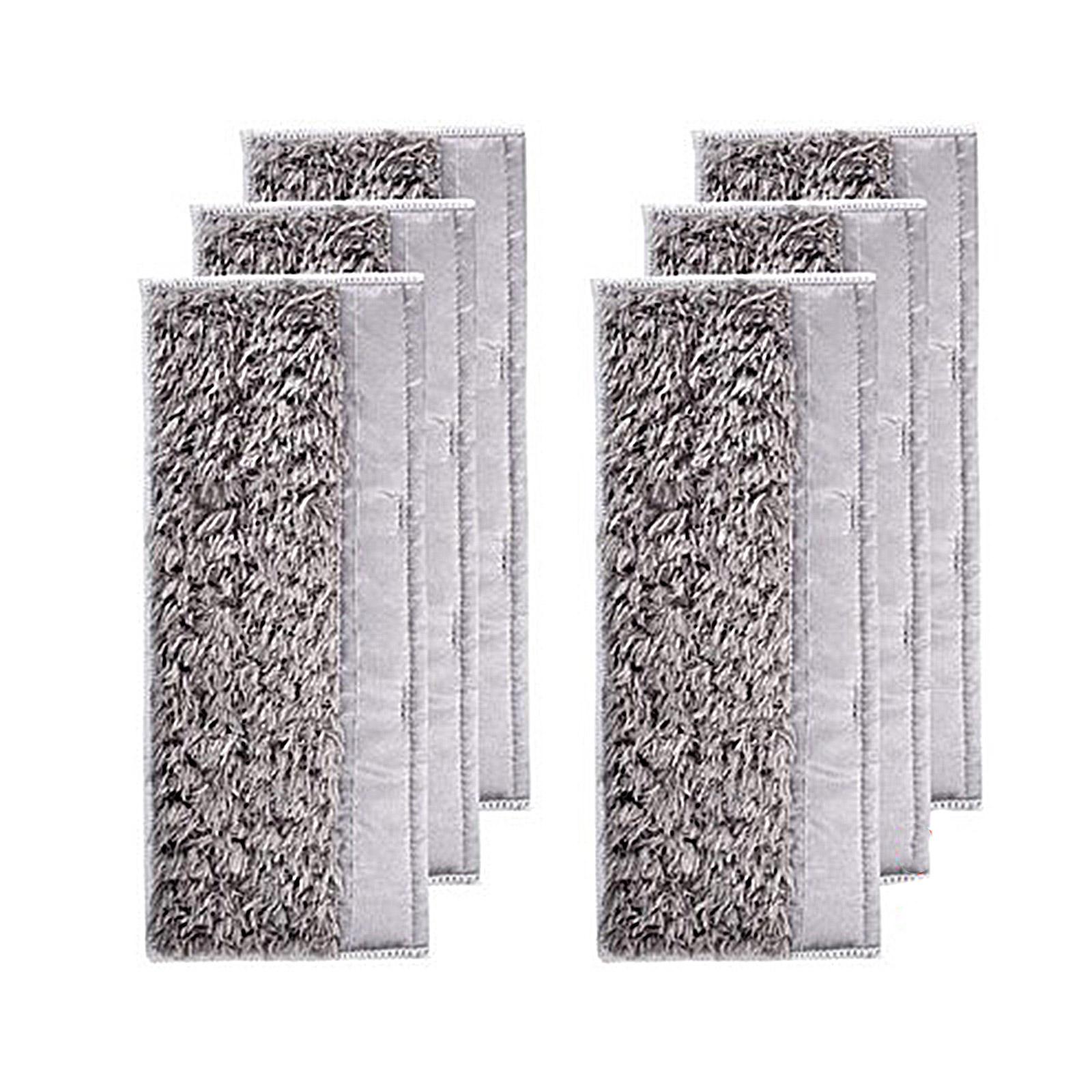 

6/12 шт. Моющиеся салфетки для швабры, тряпки, накладки, аксессуары, салфетка для сухой и влажной уборки робота-пылесоса M6 A