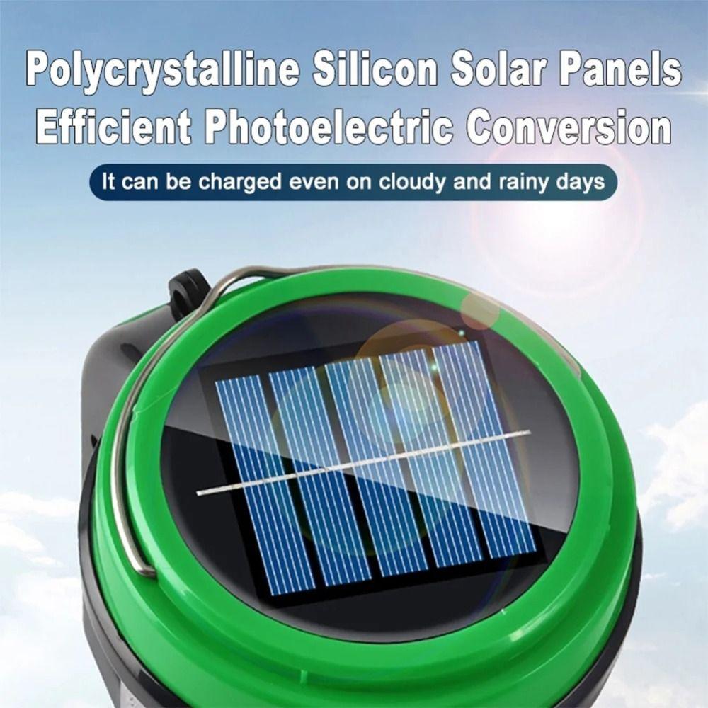 Long Lasting Solar LED Flashlight Super Bright Camping Lantern Emergency Repair