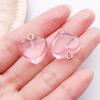 Love Tag Peach Heart Pendant DIY Jewelry Accessories