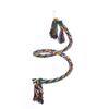 Cotton Rope Spiral Ladder: Colorful Chew Toy and Climbing Stand for Parrots