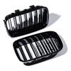 Front Kidney Grille Black Dual Slat Racing Grilles Fit For Bmw 3 Series E36 1992 1993 1994 1995 1996 51138122237 51138122238