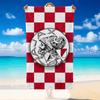 Quick Dry Beach Towel Ajax Pattern, Lightweight Absorbent Towel for Pool Beach Vacation Use
