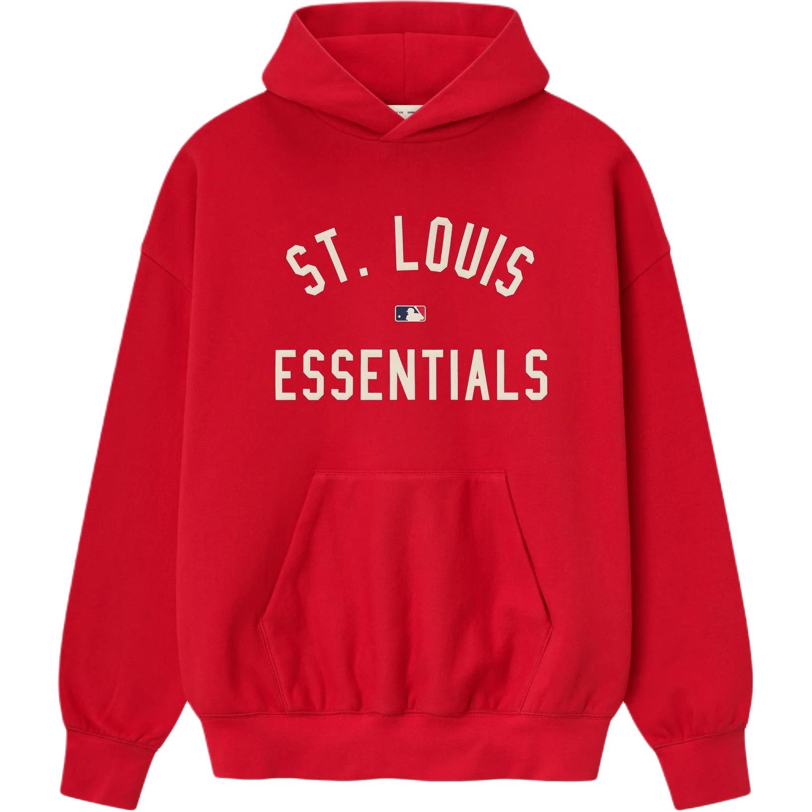 Fear of God Essentials Спортивная толстовка Cardinals Красная Унисекс Топы 192ML252022F L