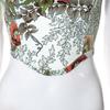 Sweet Floral Printing Backless Female Waist Corset Sleeveless Top Women Slimming Waistband Elasticity Corsets T-shirt