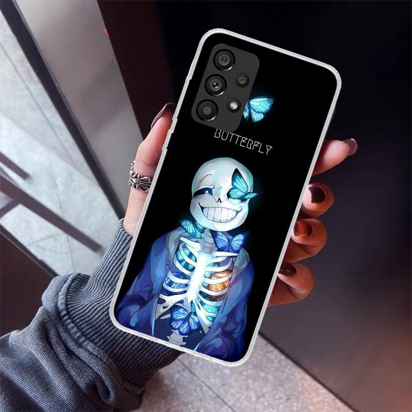 Undertale Papyrus Sans Doggo Phone Case For Samsung Galaxy A17 A16 A15 A14 A13 A57 A56 A55 A54 A53 A37 A36 A35 A34 A33 A26 A25 A