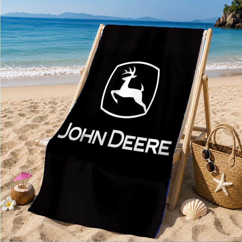 John Deere Design Beach Towel, Quick-drying, Easy to Care for, Suitable for Both Fitness and Beach Vacations,Sports Essential