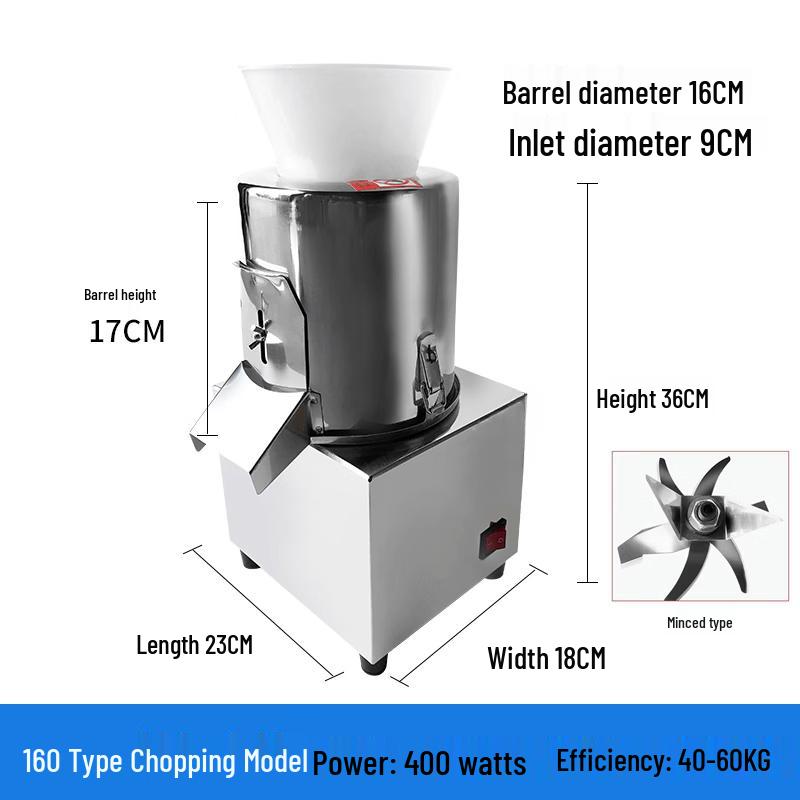 JPHZNB Commercial Electric Food Chopper and Mincer