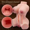 3 in 1 Torso Masturbator Love Doll Pocket Pussy mit eingebauteter Wirbelsäule Pussy Arsch Sexspielzeug für Männer Masturbation Sexpuppe Männlicher Masturbator