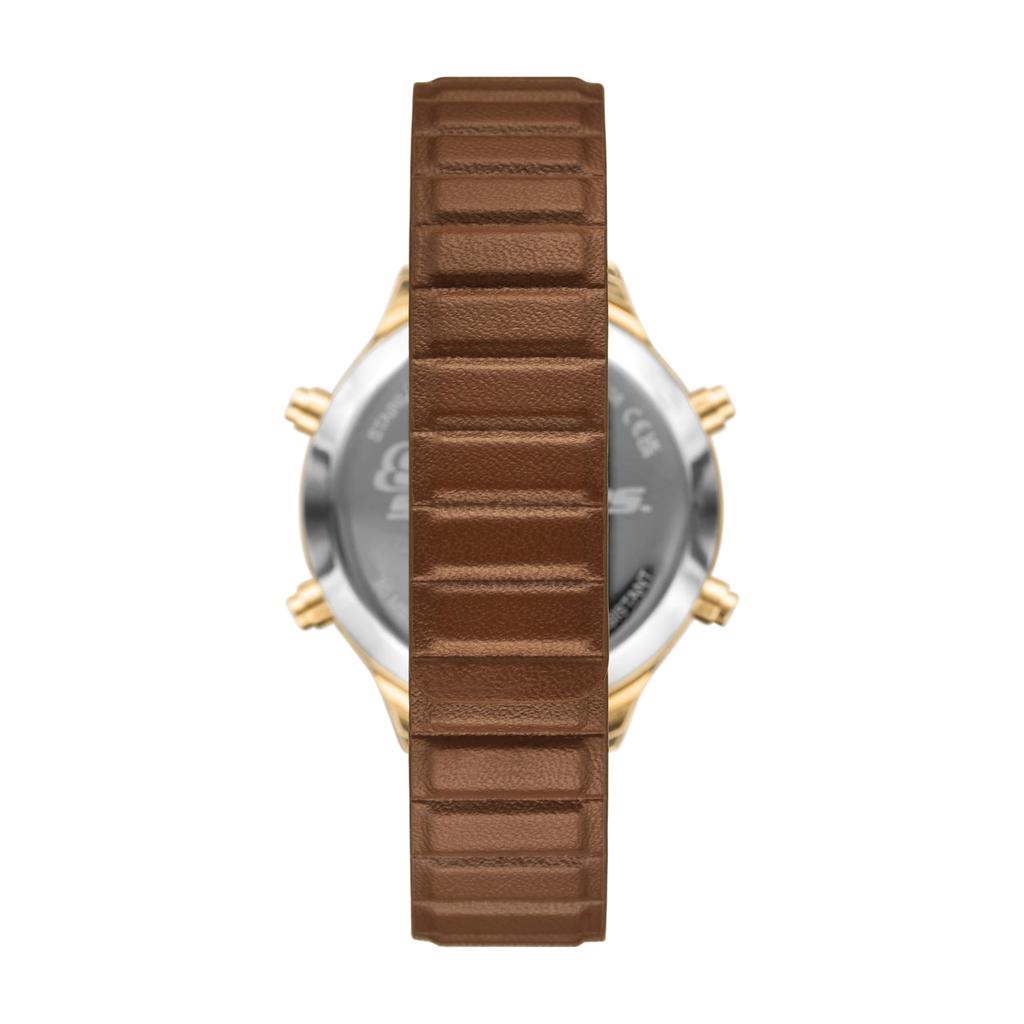 Skechers Aliso Digital Brown Polyurethane SR6343 Women's Watch,