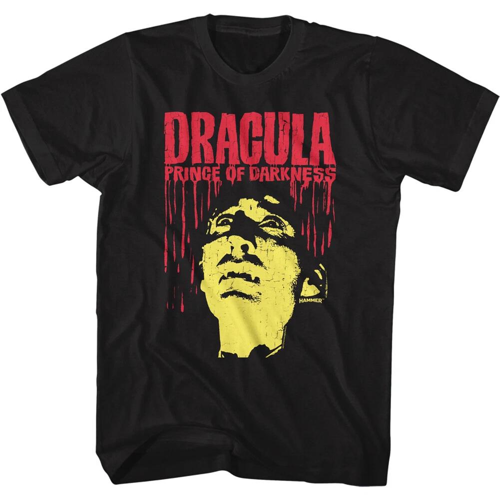 Hammer Horror Brittish Production Dracula Prince Of Darkness Movie Men s T Shirt 4XL