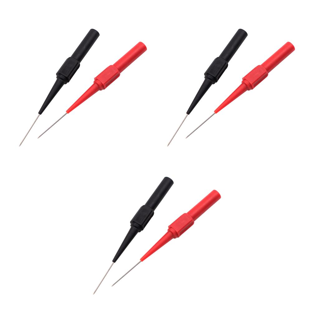 2-10Pcs Diagnostic Tools Multimeter Test Lead Extention Back Piercing Needle Tip Probes Autotools Automotive Kit Machine 0.7MM