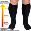 Extra Wide Calf Knee High Stockings Plus Size Calves Leg Stockings Compression Socks  Running