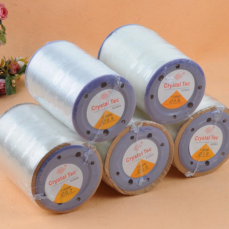 200m Strong Elastic Crystal Beading Thread Cord Jewelry Making Necklace Bracelet DIY Beads Transparent String Stretchable Thread