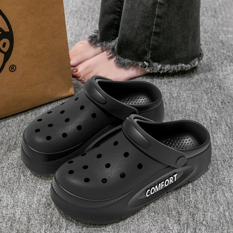 

2025 Мужские и женские пляжные сандалии с толстой подошвой, нескользящие, дышащие, с открытым носком - Летний дизайн против запаха 36-37