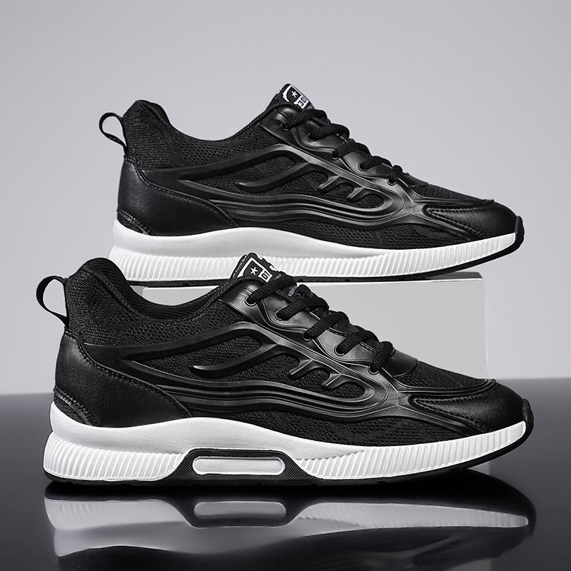 Men s 6cm Height-Boosting Mesh Sneakers - 2024 Summer Breathable Casual Sports Shoes 42