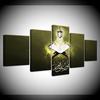 Islamic Allah Live Wallpaper 5 Piece Wallpapers Art Canvas Print modern Poster Modular art painting for Living Room Home Decor