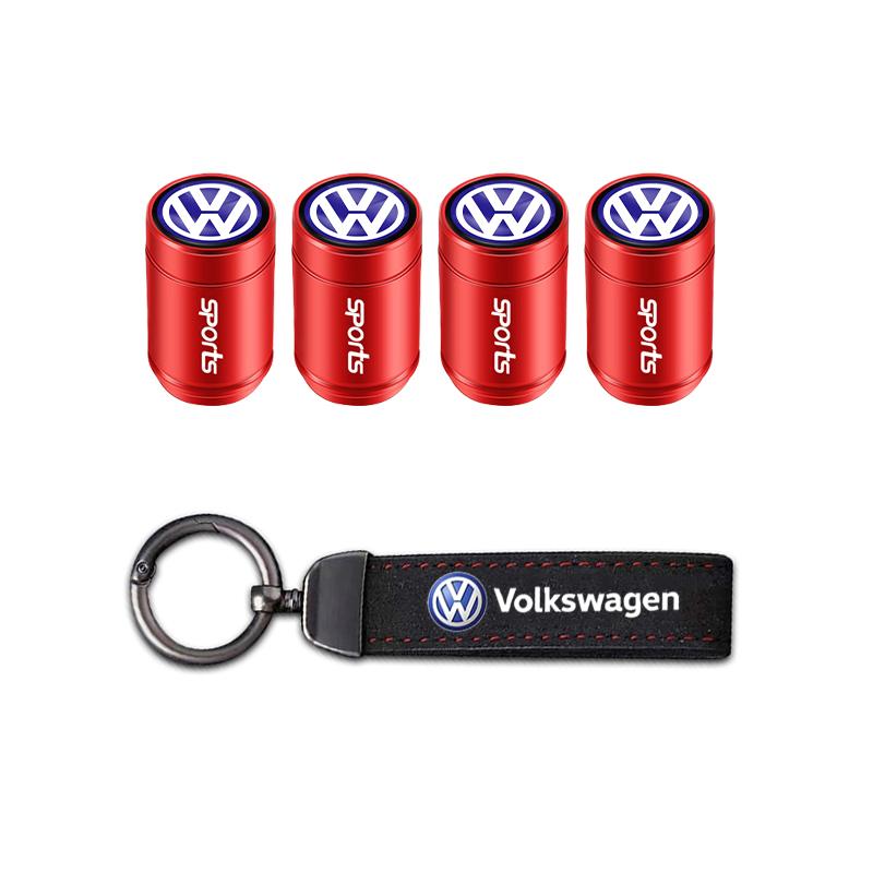 For Volkswagen n2Car Tire Wheel Valve Caps Cover/Car Key Chain Ring Keychain For VW Golf Polo Tiguan Touran Jetta Passat CC T5 GTI Scirocco Caddy