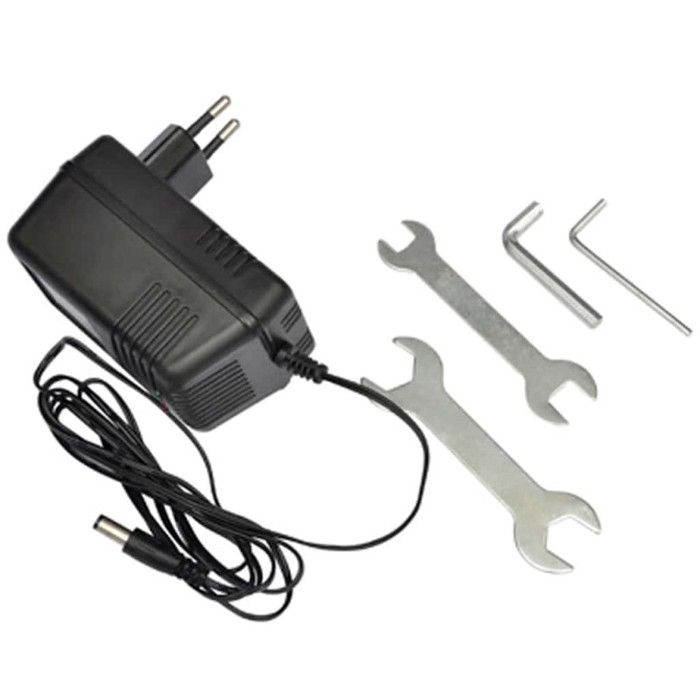 Trottinette électrique rouge et noire 120W