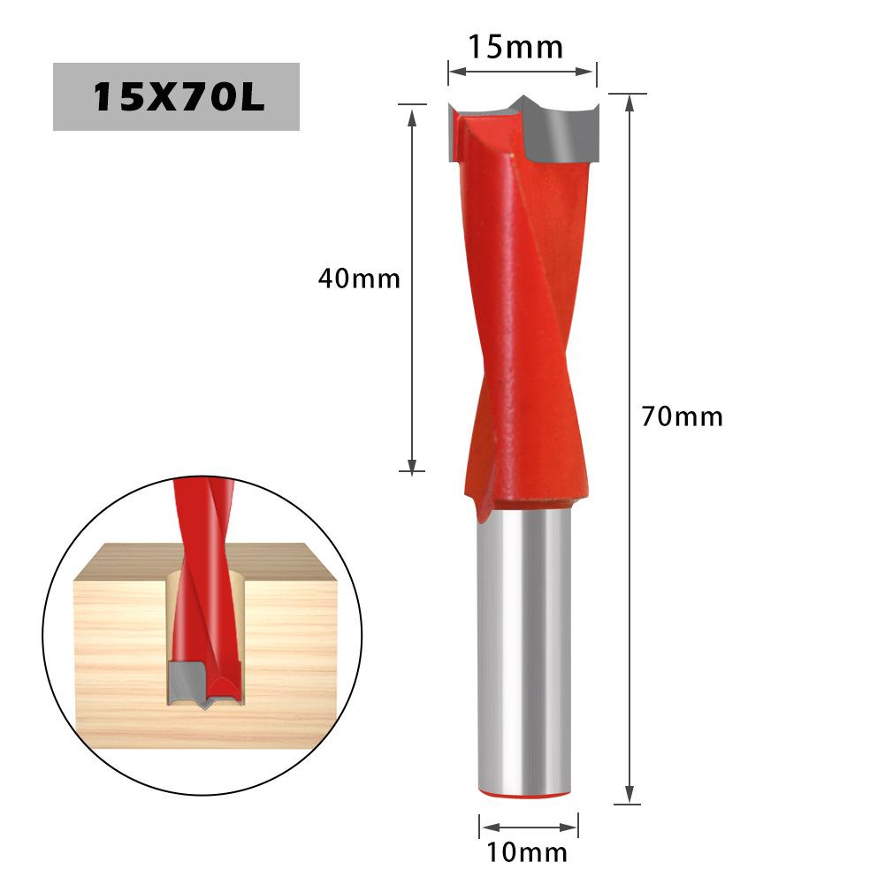 Woodworking Machinery Row Drilling Forward Reverse Alloy Woodworking Drill Bit Hole Opener 3-In-1 Hinge Tungsten Steel Drill Bit