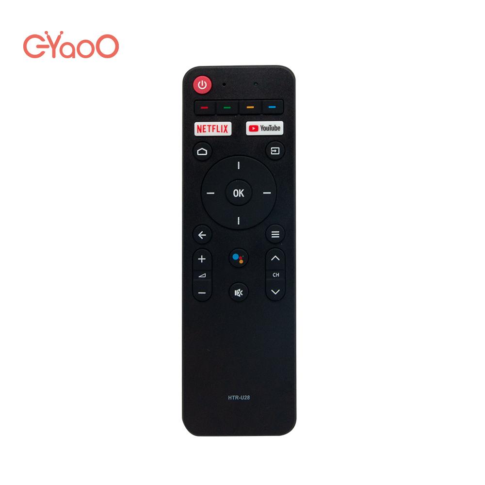 Eyaoo HTR-U28 Voice TV Remote Control Replace for Haier HTR-U28 H50S6UG H55S6UG H65S6UG 4K UHD Smart Android TV Remoto Control