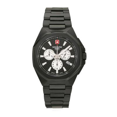 Montre Homme Typhoon Chrono Acier Inoxydable Cadran Noir Quartz 7005.9177 100M