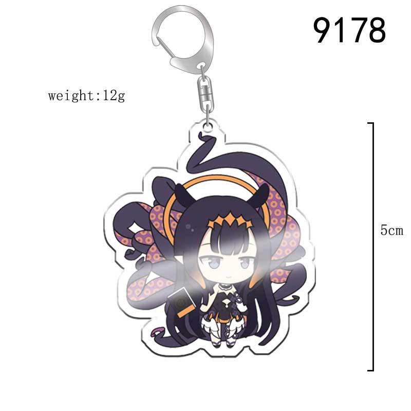 YouTuber Virtual Anchor Acrylic Keychain - Double-Sided Transparent Student Pendant 55mm