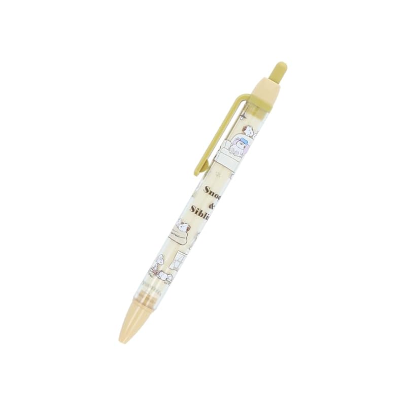 

sunstar stationery snoopy ballpoint pen oil based ink Relax Siblings ivory S4656520