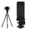 Camera Flash Hot Shoe Mount Adapter Phone Tripod Holder Clip W/ Cold Shoe Mount for iPhone Samsung Canon Nikon Sony DSLR