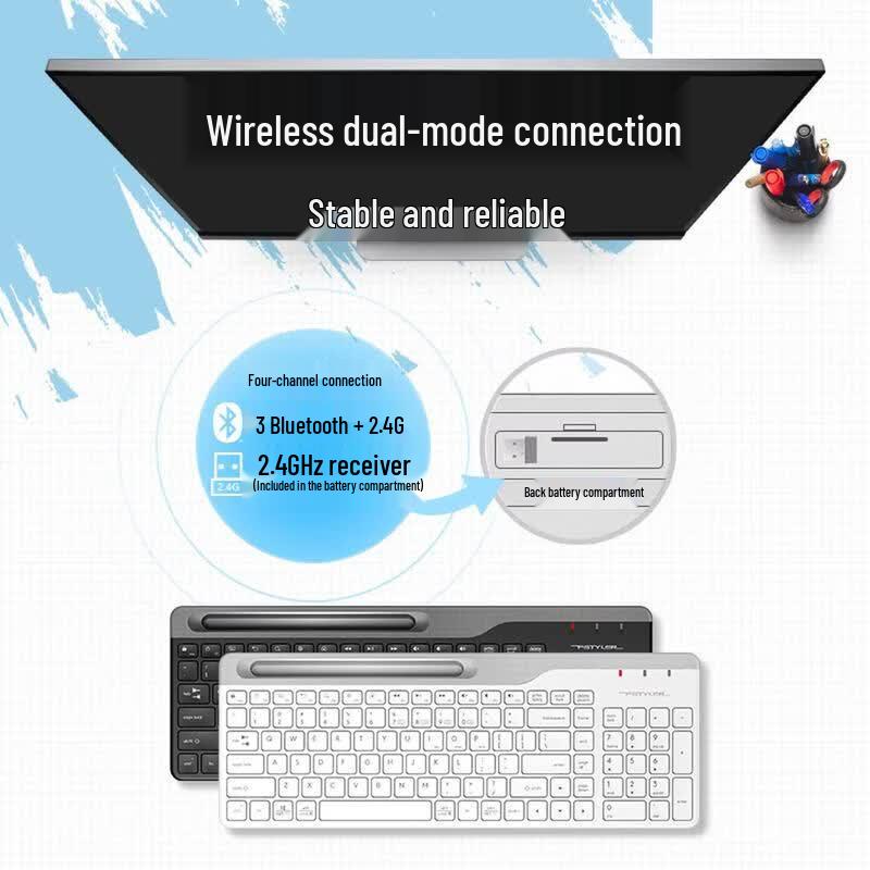 A4TECH FBK25 Kabellose Bluetooth-Tastatur