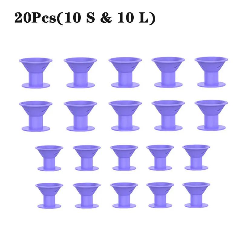 2/10/20 buc din cauciuc moale, silicon, ondulator de păr fără căldură, cleme pentru role de păr, nu rănesc bucle de păr, instrumente de coafat, bricolaj, fată, doamnă