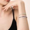 [West Island] Silver Colored Stone Tennis Bracelet (Select 1 of 5)_WS058