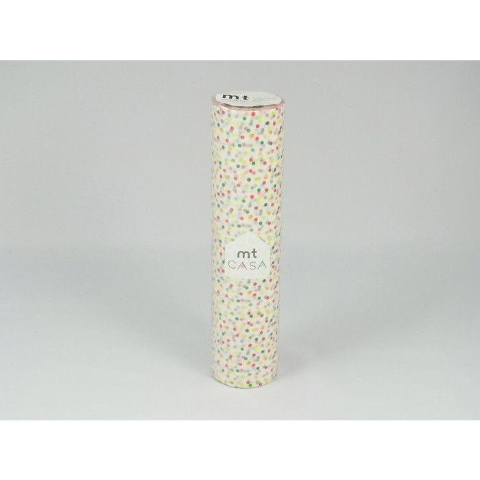 MT CASA Motif pois couleurs drop red