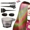 9Pcs/Set Hairdressing Brushes Bowl Comb Clips Salon Hair Color Dye Tint Tool Set Hair Coloring Bleaching Dye Diy Tools