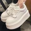 SyfIyno Vår- og høstsesong Nye sportssko med tykk såle og platå for kvinner, trendy, allsidige fritidssko, sneakers for kvinner