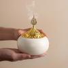 Arabian Ceramic Incense Burner Middle Eastern Dome Vintage Living Room Decor Arabic Incense Burner