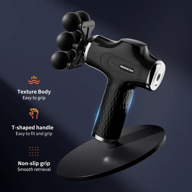 10 head massage gun muscle relaxation electric vibration fascia gun for relaxing the body and massaging handheld massager