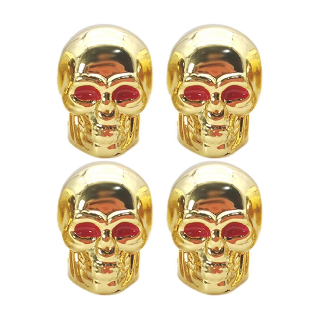 Yoryu Skalle Däckventilhattar, Skalle Ventilstamshattar, Vista Bil Däck Luftventil