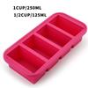 Creative 2/4/6 Grid Silicone Freezer Molds Non-toxic Fresh-keeping Meal Prep Container with Lids Wine Ice Blocks Maker Bar Pub