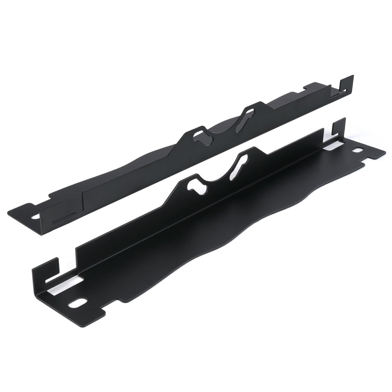 Heavy Duty Toe Alignment Tool Plates, 2PCS Stainless Steel Wheel Alignment Tool Plates with Hanging Holes for Easy Wall argento