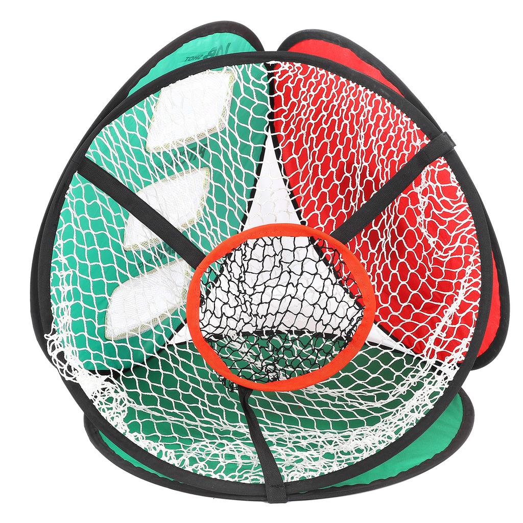 Tragbares Golf-Trainings-Chipping-Netz Dreiseitiges Schlagübungsnetz Ziel-Zubehör