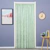 Lace Gauze Anti-Mosquito Door Curtain with No-Punch Telescopic Rod for Living Room